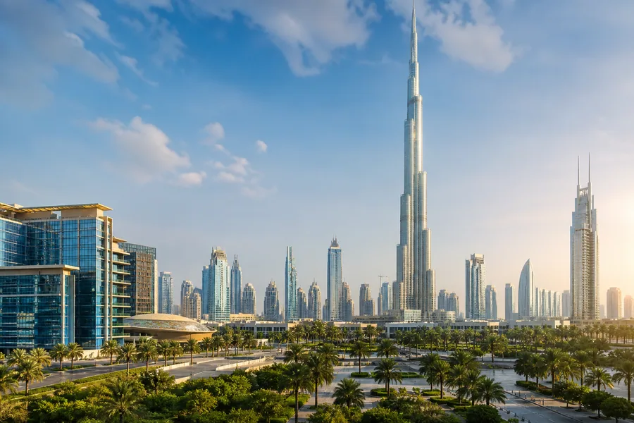 Cityscape of Dubai, United Arab Emirates